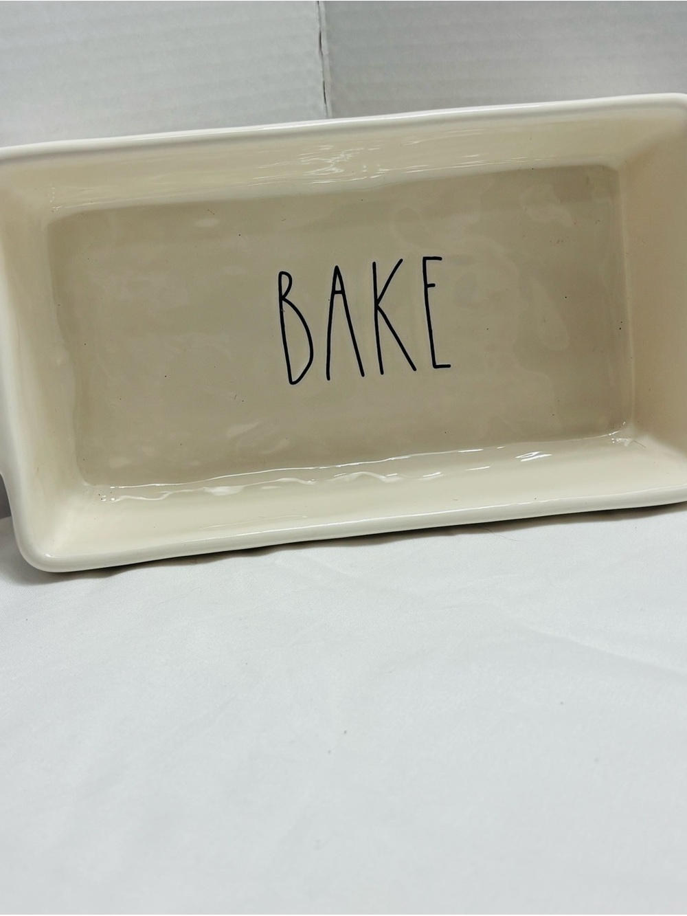 BAKE Ceramic Loaf Pan - Cream
